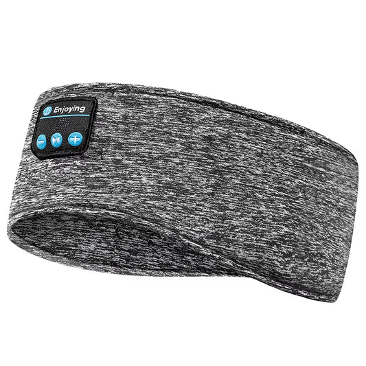 Sleep Eye Mask with Bluetooth 5.0 Headphones Soft Elastic Comfortable Headband ASMR Sleeping Band 10H Music