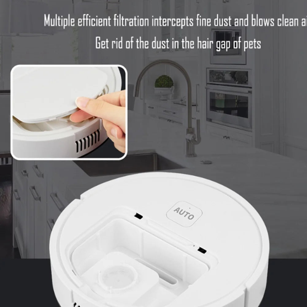 3-In-1 Smart Sweeping Robot Vacuum Cleaner Automatic Cleaning Sweeping Machine USB Rechargeable Mopping Cleaning Appliances New