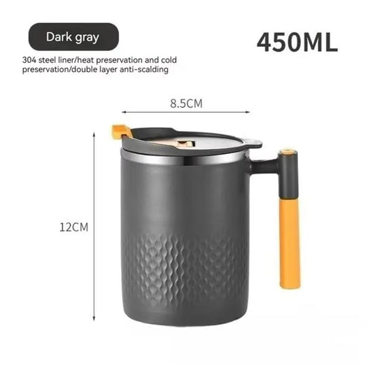 304 Stainless Steel Mug with Tea Leak Tea Cup Double Layer Coffee Cup Japanese Tea Cup Milk Cup